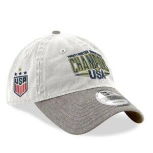 NWOT - New Era, Uswnt 9Twenty 4-Star USA Champions Cap. Color: White.